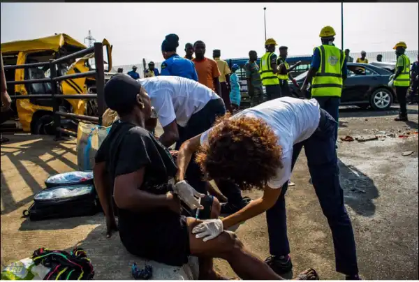 Passengers Injured Following Ghastly Motor Accident In Lagos